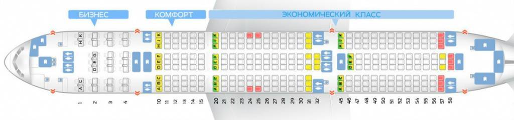 Боинг 777 схема посадочных мест норд винд